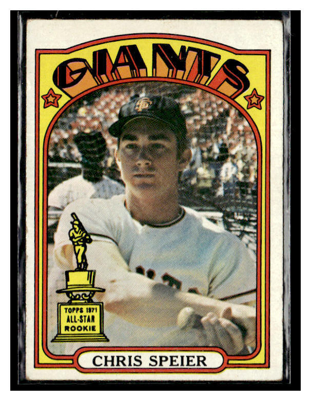 1972 Topps #165 Chris Speier