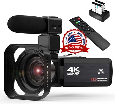 camara para camaras de youtuber 4k 48MP 18X Con micorfono