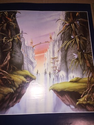 Rodney Matthews In search of forever Poster 34”X24 Printed In