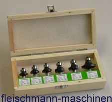 Edess&ouml; HM Abrundfr&auml;ser Satz Viertelstabfr&auml;ser 6-teilig Schaft 8 mm H 700 Fr&auml;ser
