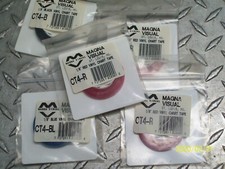  LOT OF 5 MAGNA VISUAL 1/8" VINYL CHART TAPE 3 CT4-R 1 CT4-B 1 CT4-BL