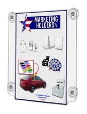 11"W x 17"H Window Sign Holder Double Sided with Suction Cups