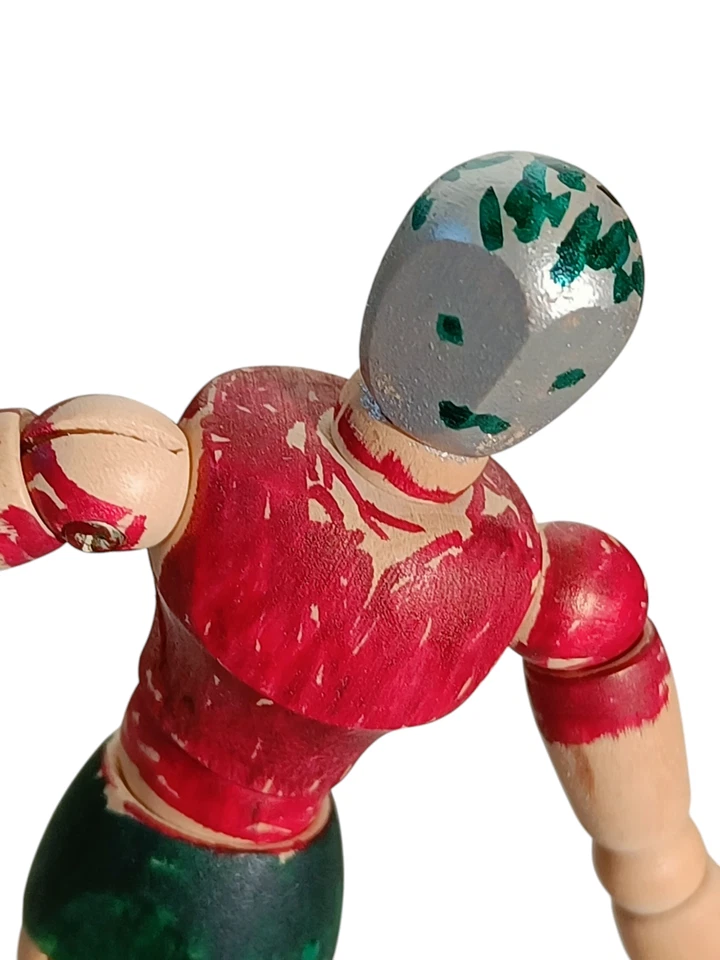 Holz Gliederpuppe Künstlerpuppe Zeichenpuppe Gelenkpuppe Holzfigur Modellpuppe - Bild 2 von 4