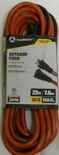 Southwire Heavy Duty 12/3 Outdoor 15Amp 25 Feet Power Cord