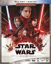 Star Wars: Episode VIII: The Last Jedi Blu-ray - Blu-ray By Mark Hamill - GOOD