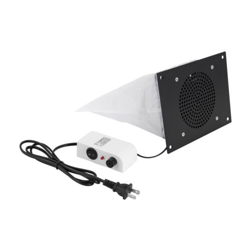Colector de polvo de uñas eléctrico de alta eficiencia de 6 W colector de polvo de uñas con cable negro - Imagen 13 de 13