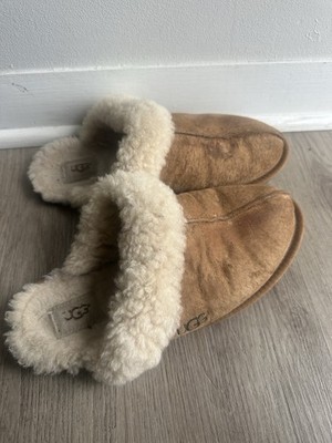 UGG W Scuffette II Women's Slippers - Chestnut, Size 11