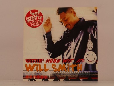 WILL SMITH GETTIN JIGGY WIT IT (WITH POSTER) (F86) 3 Track CD Single including P