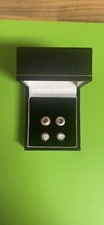 Beautiful Dower And Hall Stud Earrings 2 Pairs, Both 925 Silver