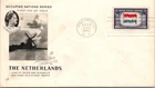 S08-3971, WWII OVERRUN COUNTRIES: NETHERLANDS, ARTCARFT FDC