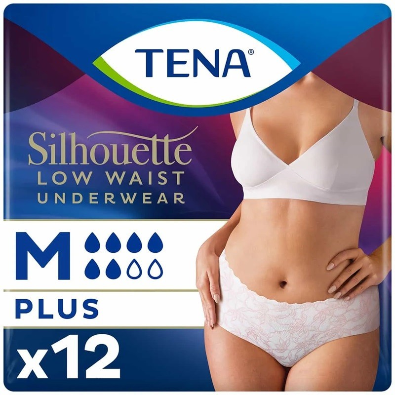 TENA Lady Silhouette Pants Plus Medium - Pack of 12 (Incontinence Pants)