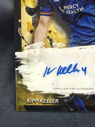 Kipp Keller 2024 Topps Finest MLS Auto Gold Ref #d /50 FC Cincinnati FREE SHIP - Picture 5 of 7