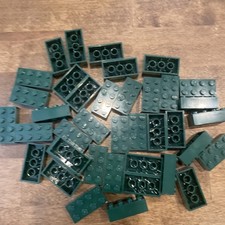 Lot of 39 - LEGO Parts Brick 2x4 Dark Green