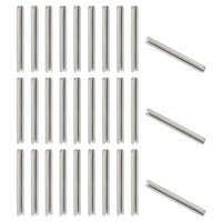 50 StüCk Hohlsplinte Sortiment Set, M3 X 30 Mm Spannstifte Sortiment Kit, 0.6 Mm