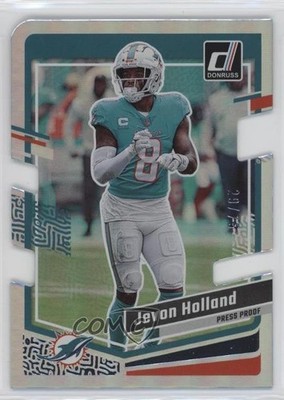 2023 Panini Donruss Press Proof Silver Die-Cut 29/75 Jevon Holland #188 00jz