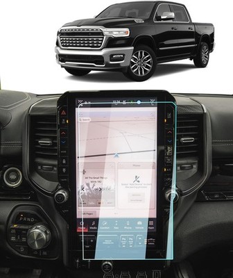 Dodge Ram 1500 Screen Protector Tempered Glass for 2025 2026 Uconnect 5 14.4''