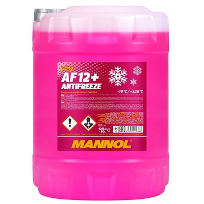MANNOL MN4012-10 Antifreeze AF12+ (-40 °C) Longlife   10 Liter Kühlerfrostschutz