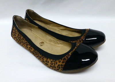 NWOB Kim Rogers Adabella Ballet Flats Shoes Memory Foam Cheetah Print Size 8.5