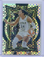 2025 Panini Select WNBA NAPHEESA COLLIER #100 SILVER CHECKERBOARD PRIZM SSP LYNX