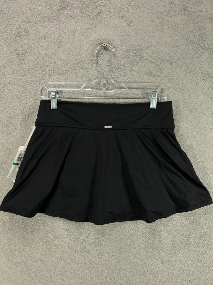 Falda de natación Ann Cole negra banda suave rock talla grande parte inferior de natación falda corta nueva con etiquetas Foto 4 de 4