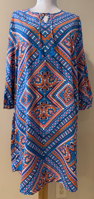COOLIBAR Womens Multicolored UPF 50+ Dress - Sz Medium