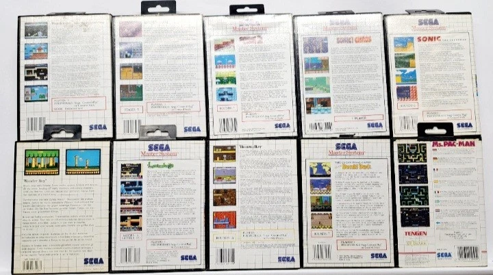 Sega Master System Games Bundle 15 Games CIB manual some Rare Or HTF - Image 2 of 4