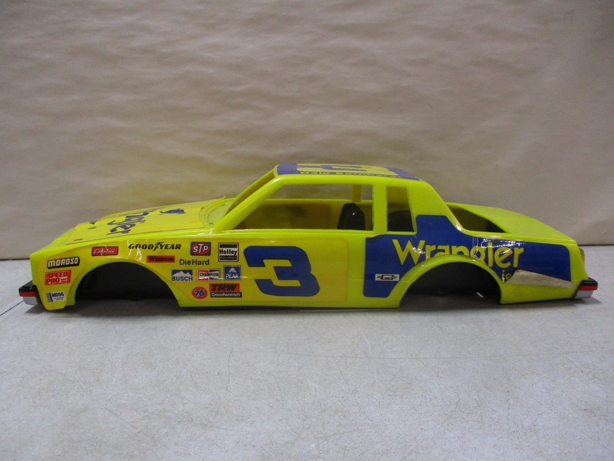 1986 American Plastic Toys Dale Earnhardt Wrangler Body 1/12 | eBay