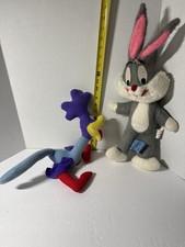 1971 Vintage Looney Tunes Bugs Bunny and Road Runner 14  Stuffed Plush