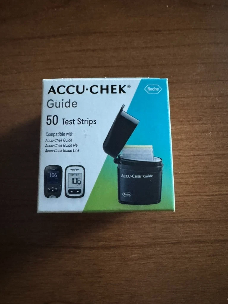 100 ACCU-CHECK Guide Test Strips - Brand New, Expiration Date 2/2026