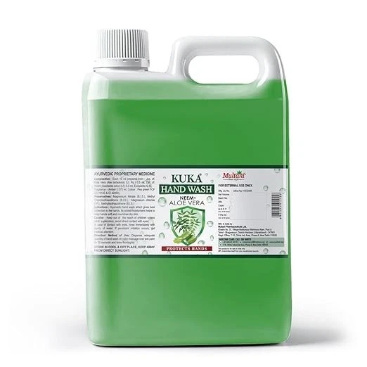 Multani Hand Wash | Neem & Aloe Vera Ayurvedic Handwash | Protects Hands from Ge - Image 3 of 4