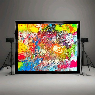 Bild Graffiti Kunst Street Art Abstract Canvas Modern Acryl Handgemalt Unikat 