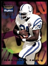 Marshall Faulk 1995 SkyBox Premium #140 Colts NFL READ FREE SHIP AutographDen