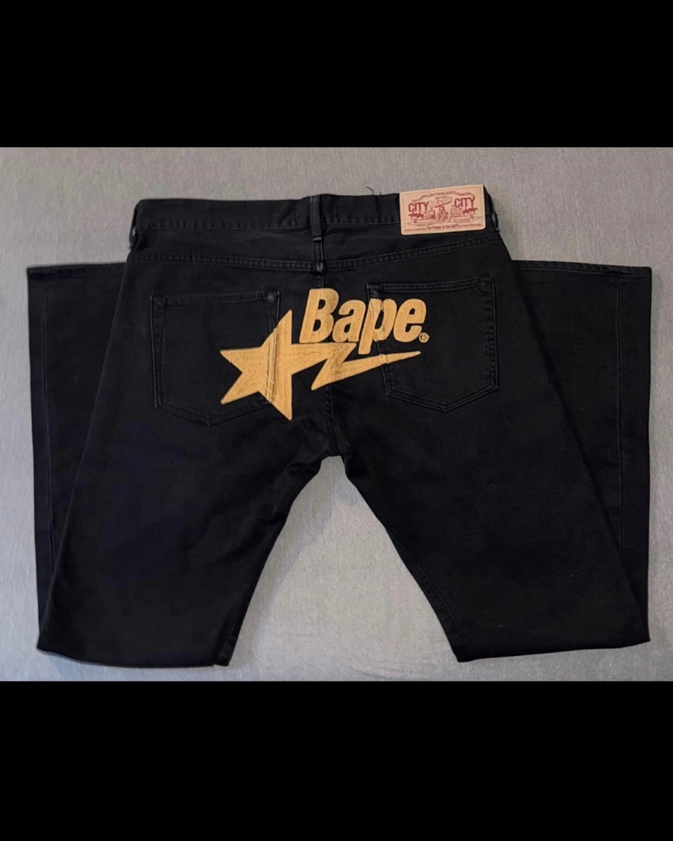 A Bathing Ape Size L Regular Size Jeans for Men for sale | eBay