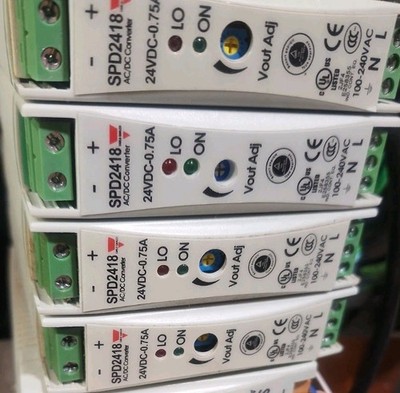Lot 2 Carlo Gavazzi SPD24181 / Variable DC Converter Power Supply 120 VAC Input