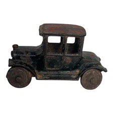 Antique Model T Cast Iron Metal Toy Car Early 1900s