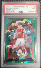 2020 Panini Prizm English Premier League Kieran Tierney #34  Green Ice /49...