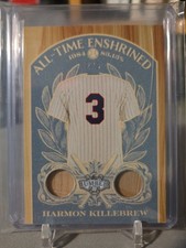 Harmon Killebrew 2025 Leaf Lumber All Time Enshrined Dual Game Used Bats 2/6 