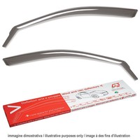 2 Windabweiser G3 FüR Fiat 500 3 TüRer Ab 2007