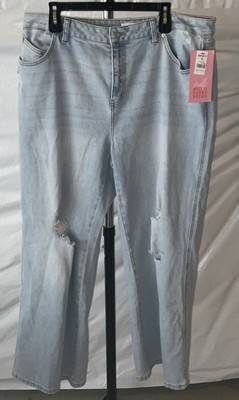 Mills by Millie Bobby Brown  Women s Boyfriend Distressed Jeans SZ 16 NWT!