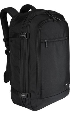 AMAZON BASICS TRAVEL BACKPACK CARRY ON FLIGHT APPROVED LIGHTWEIGHT - BLACK