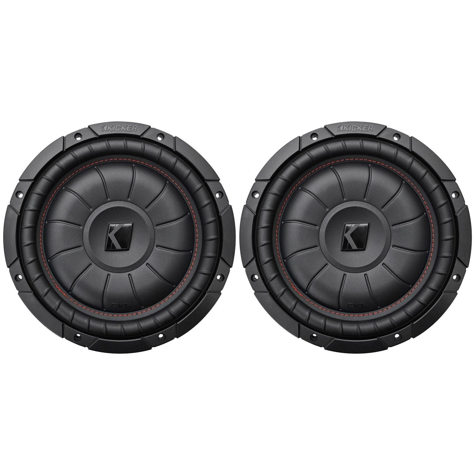 2 Kicker 43CVT102 COMPVT 10 автомобильных сабвуферов малой мощности мощностью 1600 Вт Subs CVT10-2 37490₽