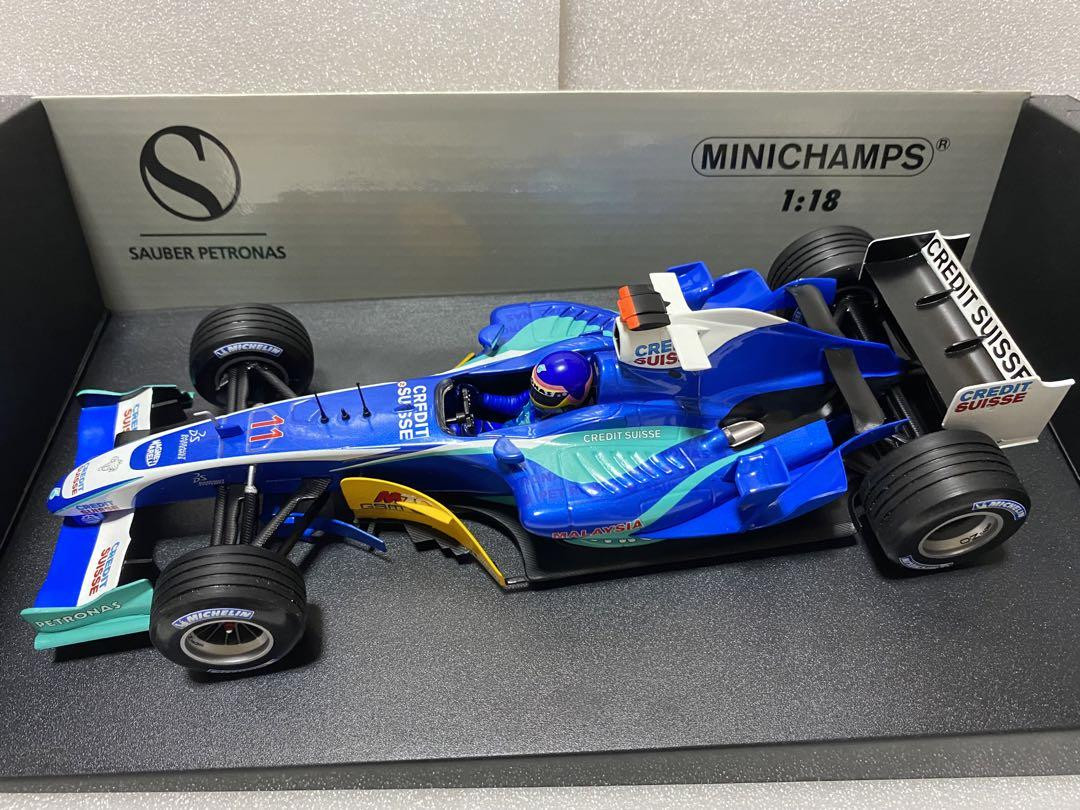 ザウバー　ペトロナスC24 1/18 ミニカー MINICHAMPS 1/18 Sauber Petronas C24 J. Villeneuve 2005 | eBay