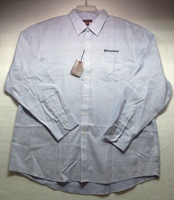 Husqvarna Long Sleeve Button Down Dress Shirt by Red House XL NWT