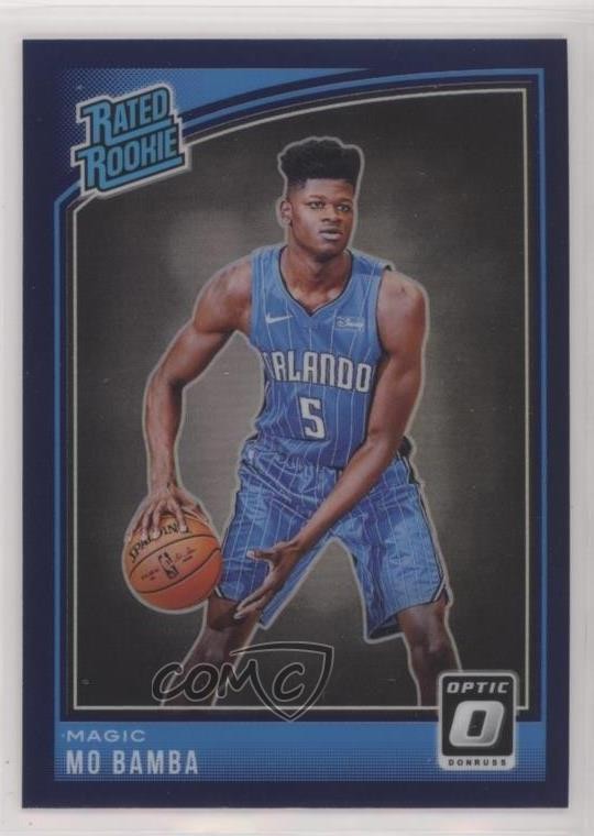 2018-19 Panini Donruss Optic Rated Rookie Purple Prizm Mo Bamba #160 0cx5