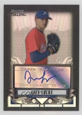 2008 Bowman Sterling Prospects Black Refractor 17/25 Jeff Locke #BSP-JL Auto 2f9
