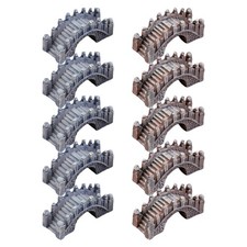 10 Pcs Bridge Figurine Aquarium Decoration Decorative Mini Garden