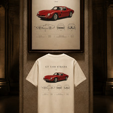Golden Age - Bizzarrini Gt 5300 Strada - Analog Automotive Heavyweight Tee