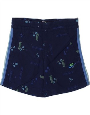 Nike Jungen Grafik Sport Shorts 4-5 Jahre Small marineblau Nylon GC17