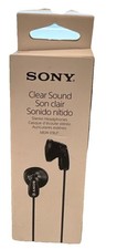 6 Sony MDR-E9LP Stereo Earphones EarBuds Lightweight - Black Headphones
