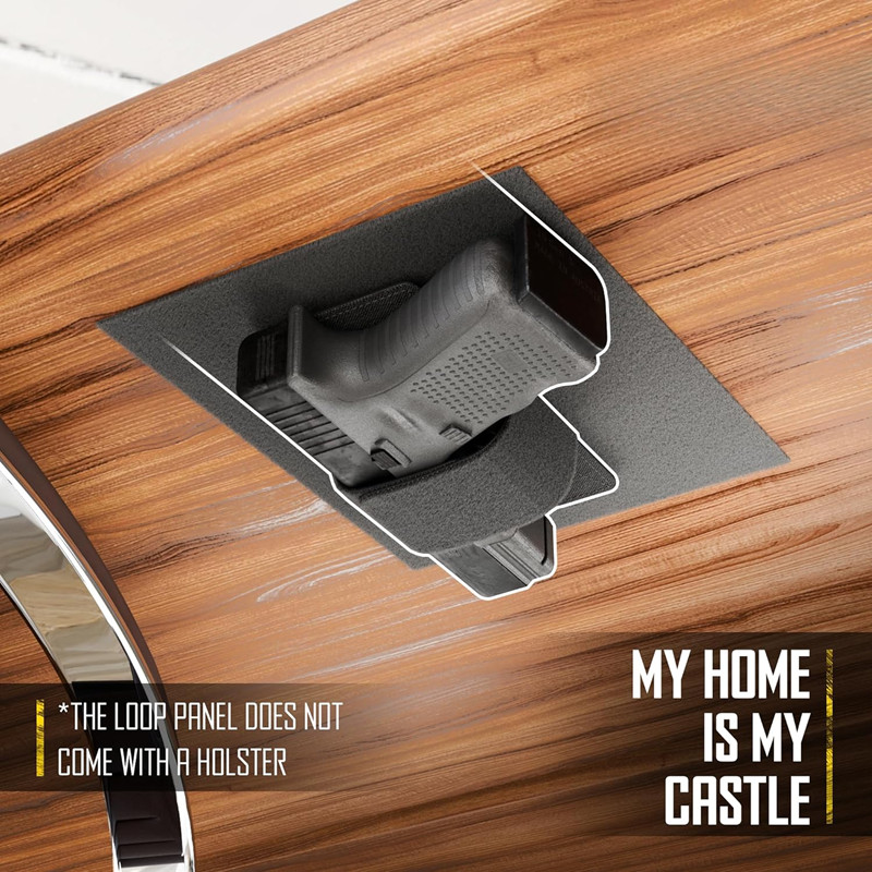 Tactical Gun Holster for Concealed Carry Hook & Loop Pistol Holster for Backpack